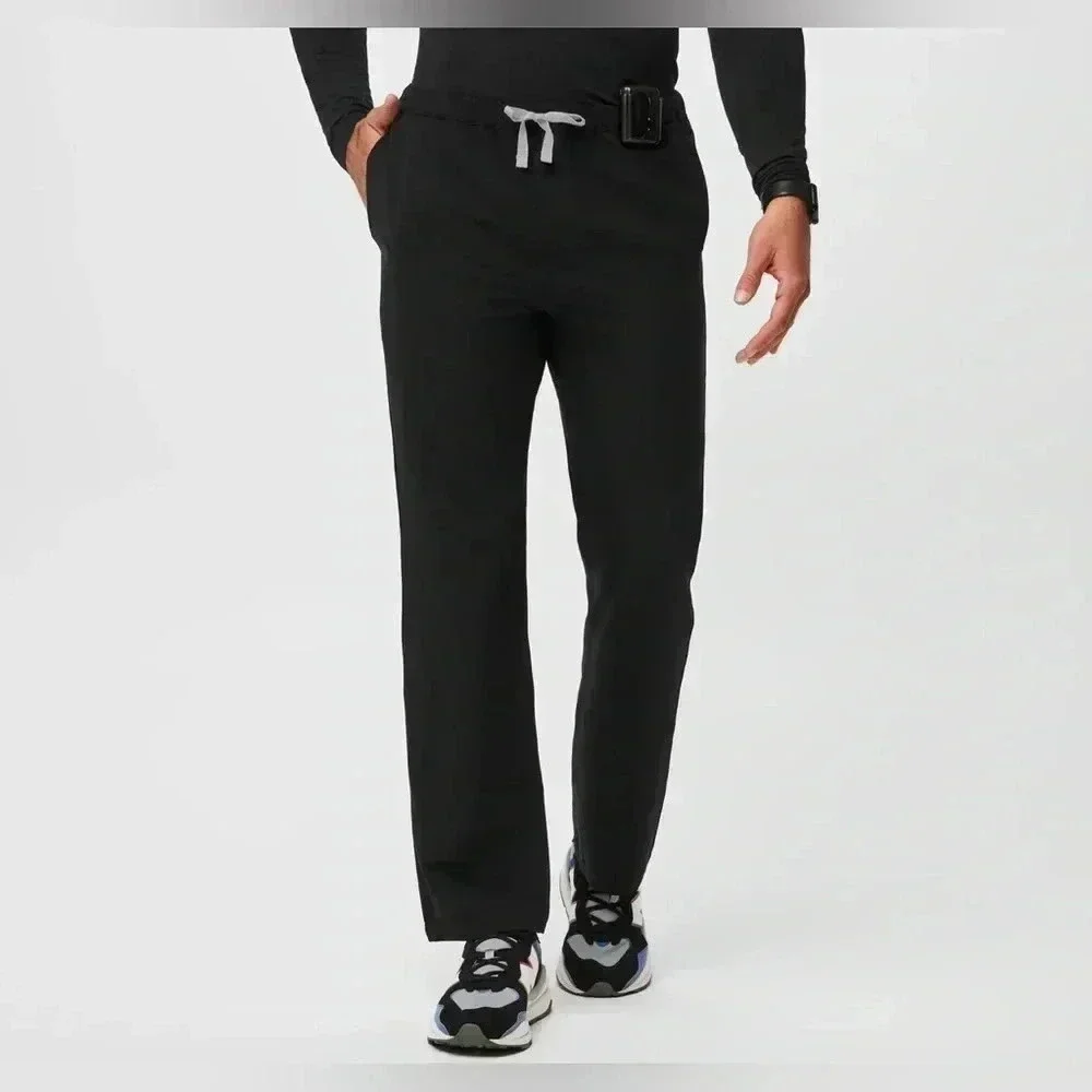 FIGS Men’s Pisco Basic Scrub Pants Black Size M (00892)